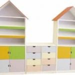 2 Kuleli Kitaplıklı Dolap