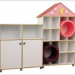 Çatılı 2 Parça Geometrik Dolap